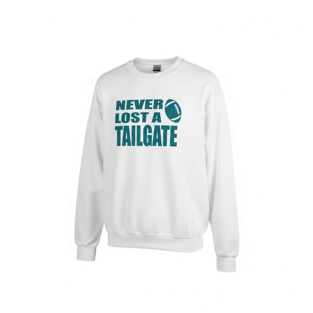 Never Lost A Tailgate Sweatshirt | Teal