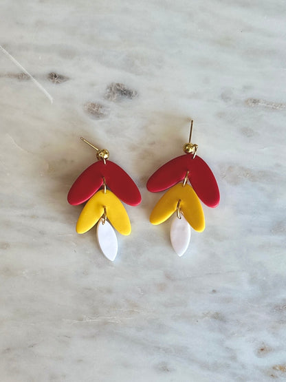 Lisa Layered Earring - Chiefs