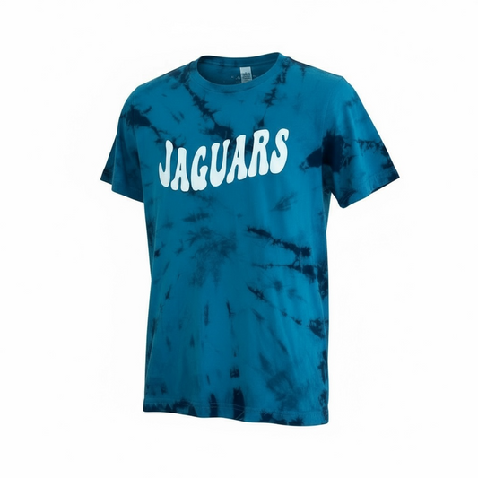 Jaguars Wavy Tie Dye Tee
