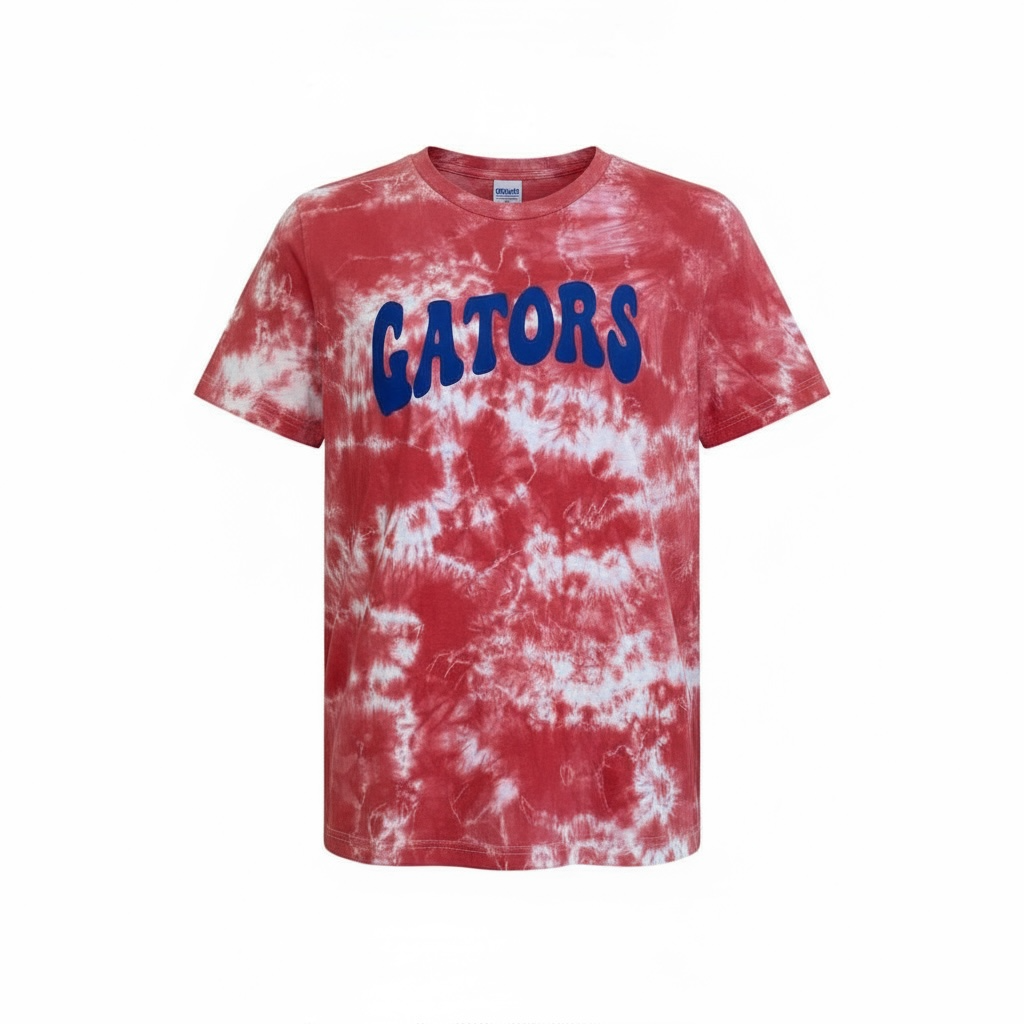 Gators Wavy Tie Dye Tee