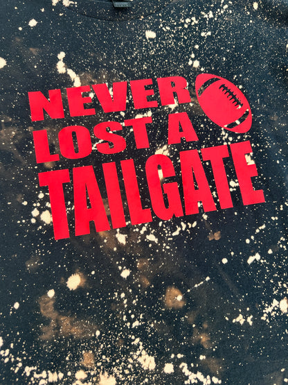 Never Lost A Tailgate Tee | Black & Red