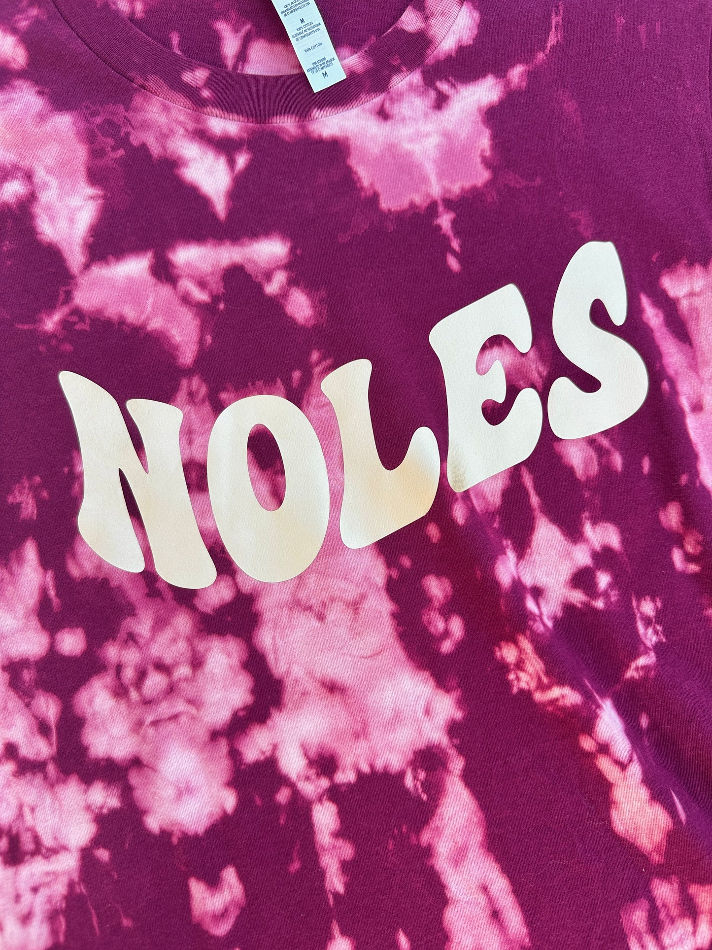 SemiNOLES Wavy Tie Dye Tee