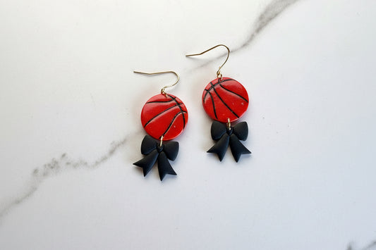 Basketball x Bow Dangles
