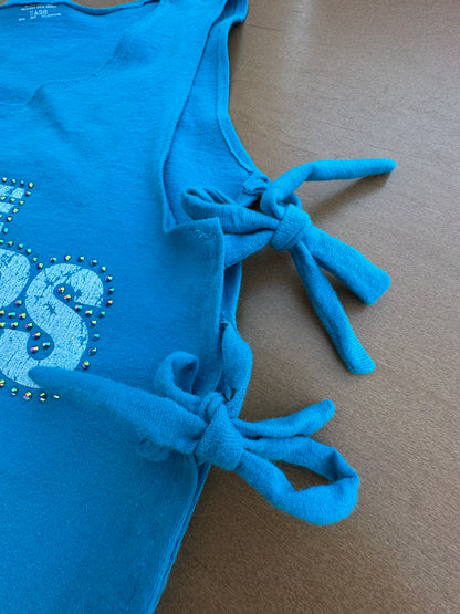 WE ARE JAGUARS side tie crop tank