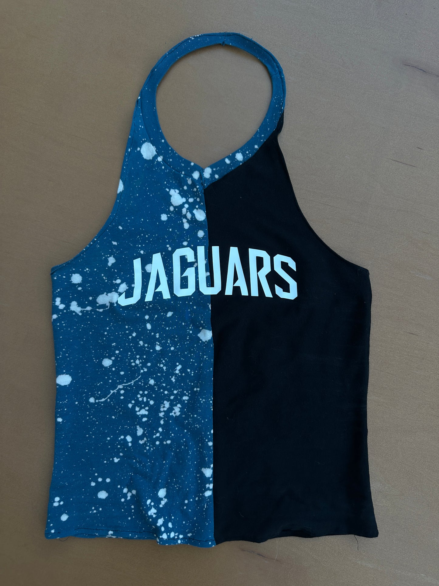 Two-Tone Jaguars Game Day Halter