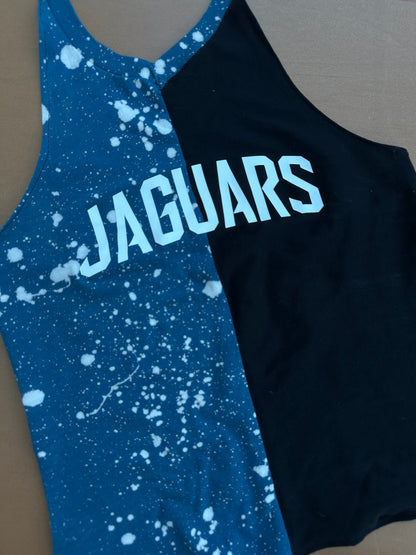 Two-Tone Jaguars Game Day Halter