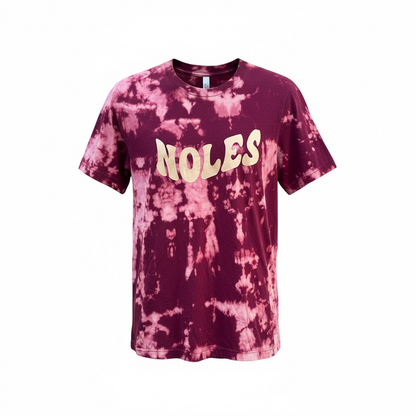 SemiNOLES Wavy Tie Dye Tee