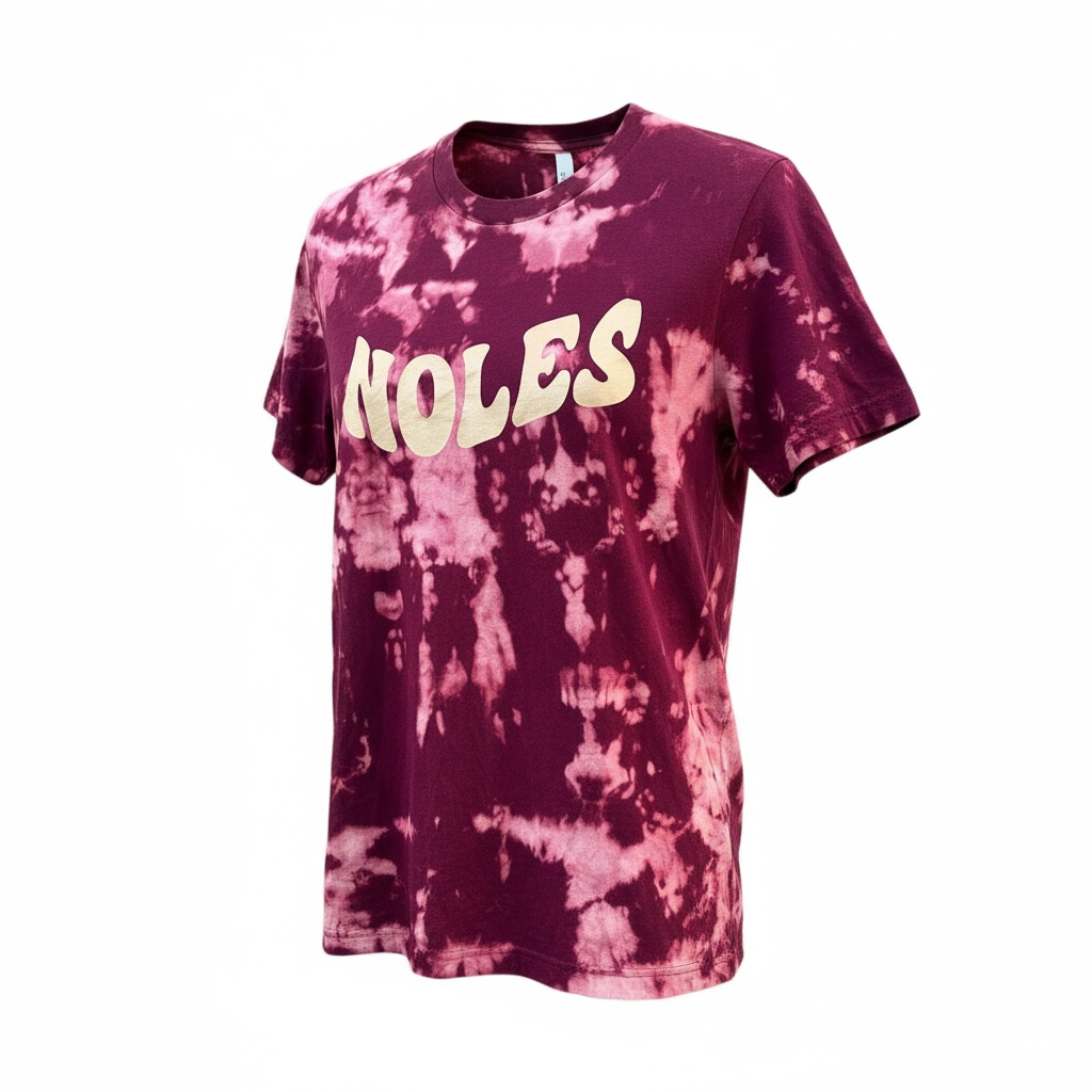 SemiNOLES Wavy Tie Dye Tee