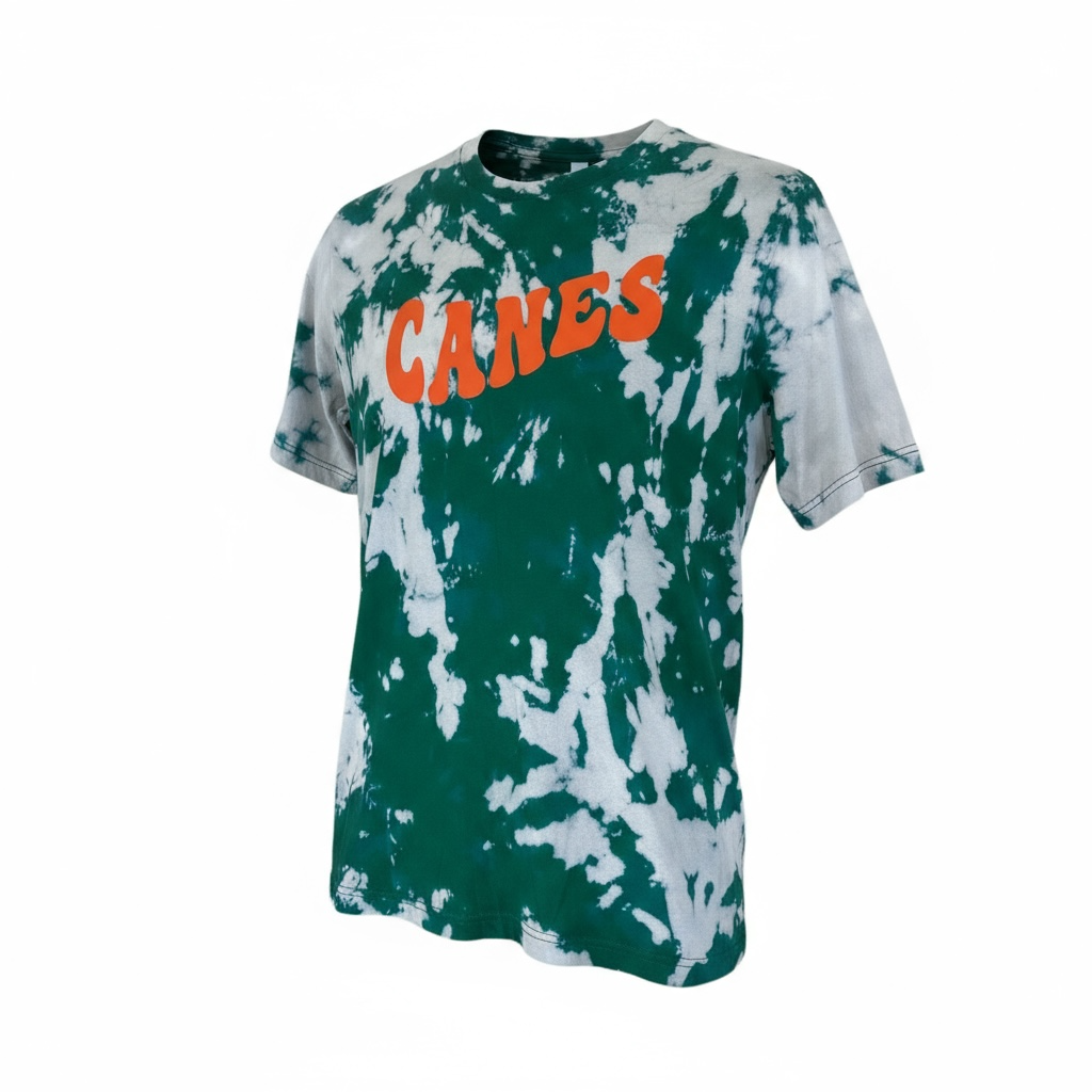 HurriCANES Wavy Tie Dye Tee